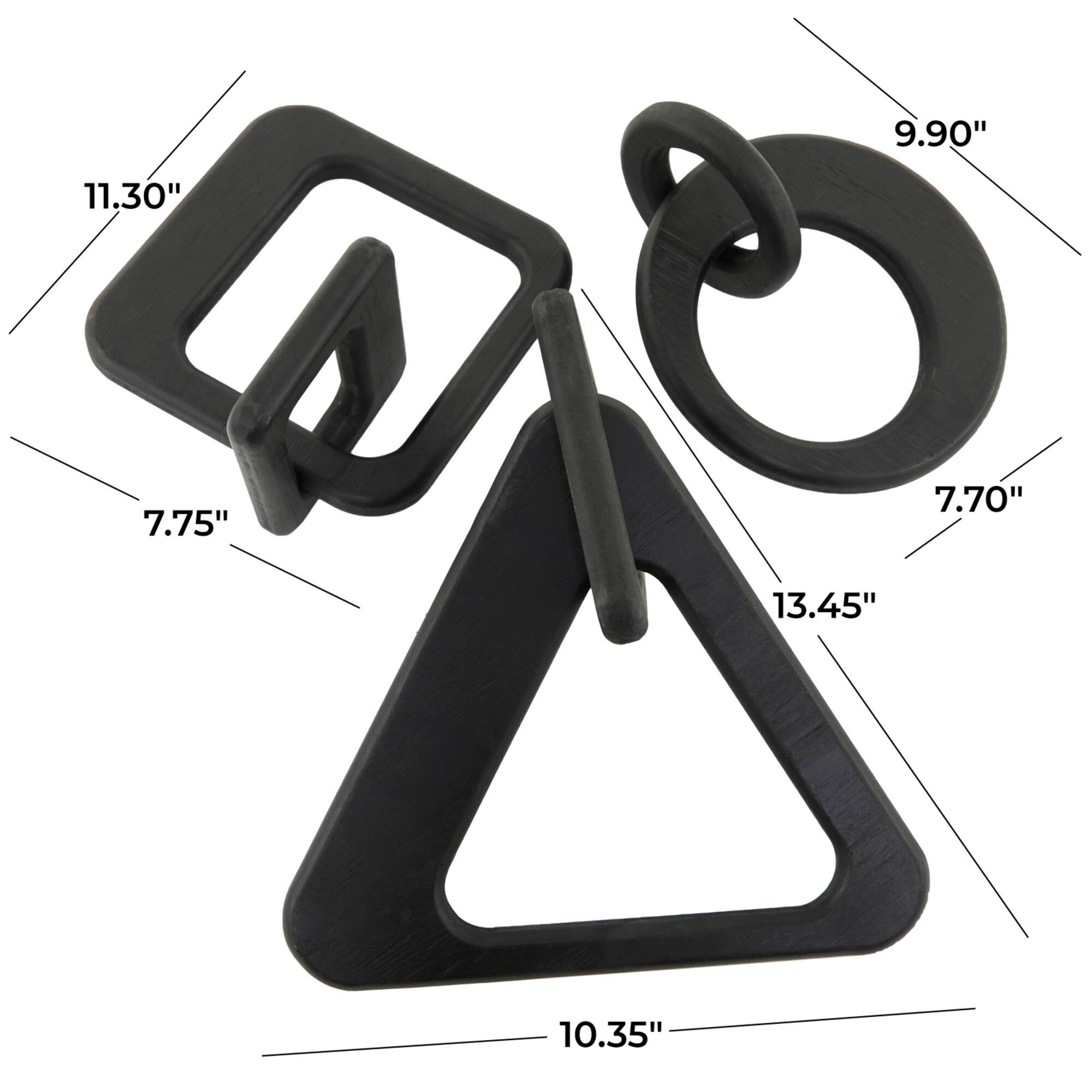 CosmoLiving by Cosmopolitan Wood Chain Sculpture Set